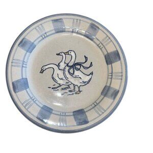 Louisville Stoneware Gaggle Of Geese 6" Saucer Plate